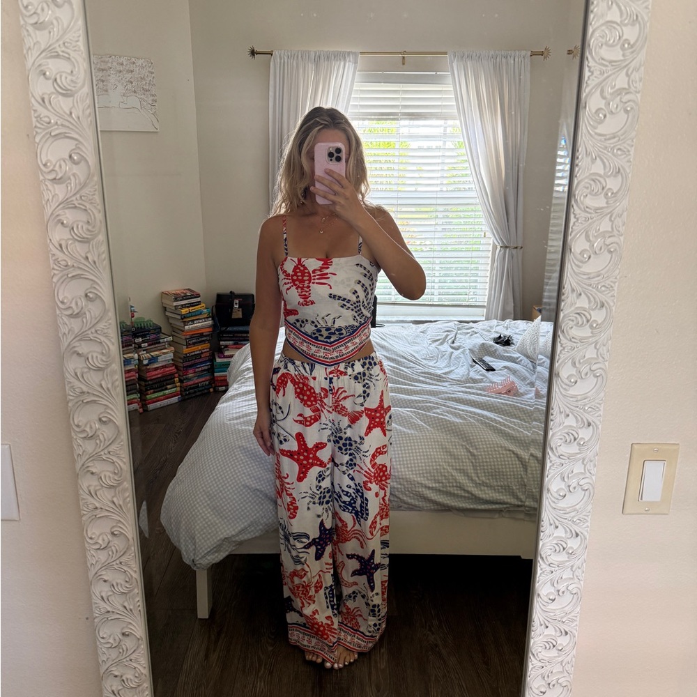Starfish Print Matching Set